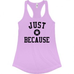 Ladies Slim Fit Racerback Tank Top