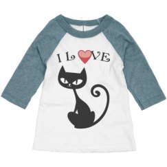 Toddler 3/4 Sleeve Raglan Tee