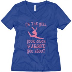 Ladies Relaxed Fit V-Neck Tee