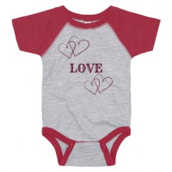 Infant Vintage Raglan Bodysuit