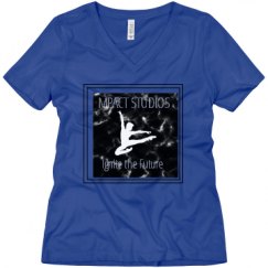 Ladies Relaxed Fit V-Neck Tee