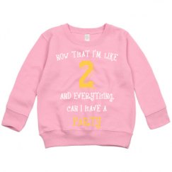 Toddler Crewneck Basic Promo Sweatshirt