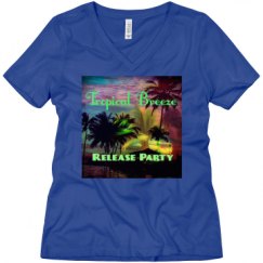 Ladies Relaxed Fit V-Neck Tee