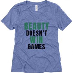 Ladies Relaxed Fit Super Soft Triblend V-Neck Tee