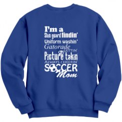 Unisex Film and Foil Crewneck Sweatshirt