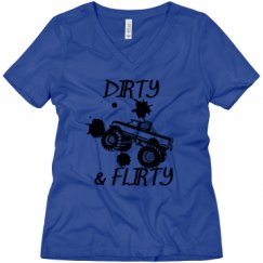 Ladies Relaxed Fit V-Neck Tee