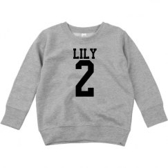 Toddler Crewneck Basic Promo Sweatshirt