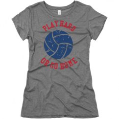 Ladies Slim Fit Super Soft Triblend Tee