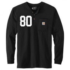 Unisex Carhartt Long Sleeve Henley Tee 