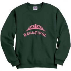 Unisex Film and Foil Crewneck Sweatshirt