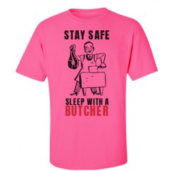 Unisex Ultra Cotton Safety Neon Crewneck Tee