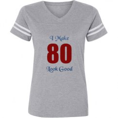 Ladies Relaxed Fit Vintage Sports Tee