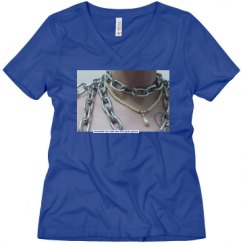 Ladies Relaxed Fit V-Neck Tee