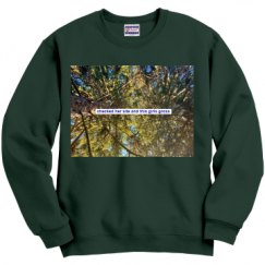 Unisex Film and Foil Crewneck Sweatshirt