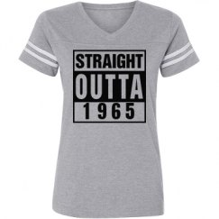 Ladies Relaxed Fit Vintage Sports Tee