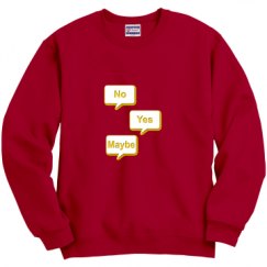 Unisex Film and Foil Crewneck Sweatshirt