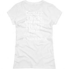 Ladies Slim Fit Basic Promo Jersey Tee