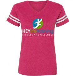 Ladies Relaxed Fit Vintage Sports Tee