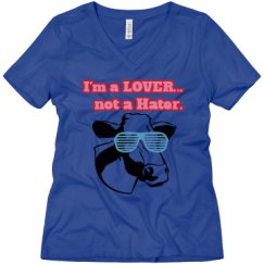 Ladies Relaxed Fit V-Neck Tee