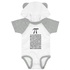 Infant Hooded Raglan Bodysuit with Ears