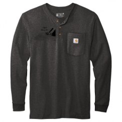 Unisex Carhartt Long Sleeve Henley Tee 