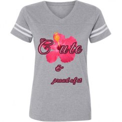 Ladies Relaxed Fit Vintage Sports Tee