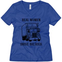 Ladies Relaxed Fit V-Neck Tee