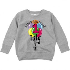 Toddler Crewneck Basic Promo Sweatshirt