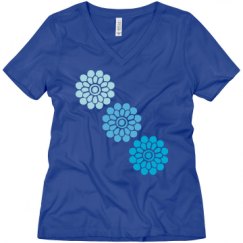 Ladies Relaxed Fit V-Neck Tee