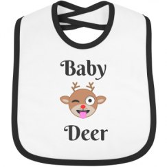 Infant Contrast Trim Bib