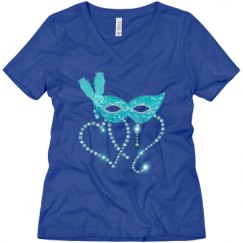 Ladies Relaxed Fit V-Neck Tee