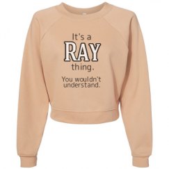 Women's Raglan Pullover Fleece