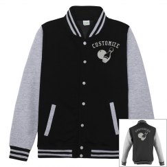 Personalized Bowlers Fleece Varsity Jacket