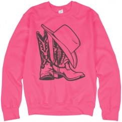 Unisex Neon Crewneck Sweatshirt