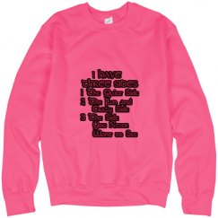 Unisex Neon Crewneck Sweatshirt