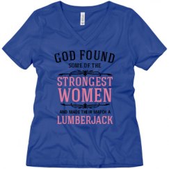 Ladies Relaxed Fit V-Neck Tee