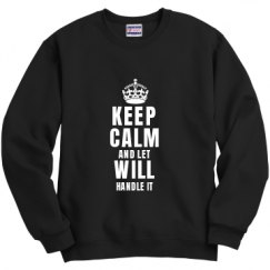 Unisex Film and Foil Crewneck Sweatshirt