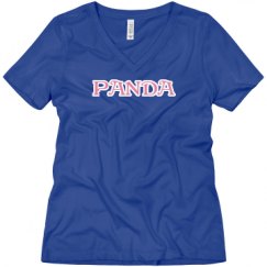 Ladies Relaxed Fit V-Neck Tee