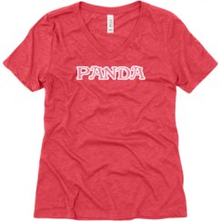 Ladies Relaxed Fit Super Soft Triblend V-Neck Tee