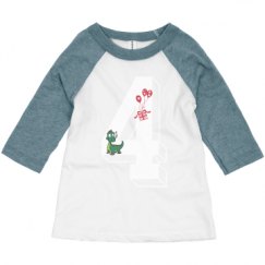 Toddler 3/4 Sleeve Raglan Tee