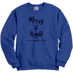 Unisex Film and Foil Crewneck Sweatshirt