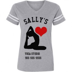 Ladies Relaxed Fit Vintage Sports Tee