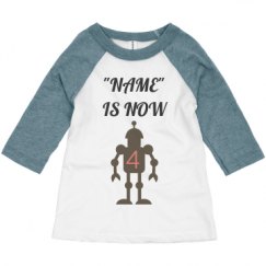 Toddler 3/4 Sleeve Raglan Tee