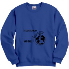 Unisex Film and Foil Crewneck Sweatshirt