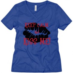 Ladies Relaxed Fit V-Neck Tee