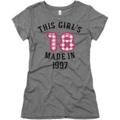 Ladies Slim Fit Super Soft Triblend Tee