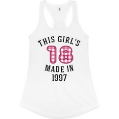 Ladies Slim Fit Racerback Tank Top