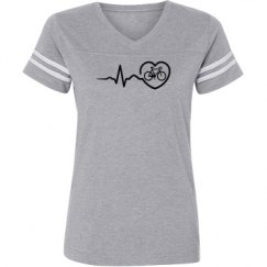 Ladies Relaxed Fit Vintage Sports Tee