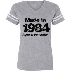 Ladies Relaxed Fit Vintage Sports Tee