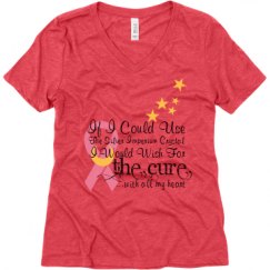 Ladies Relaxed Fit Super Soft Triblend V-Neck Tee